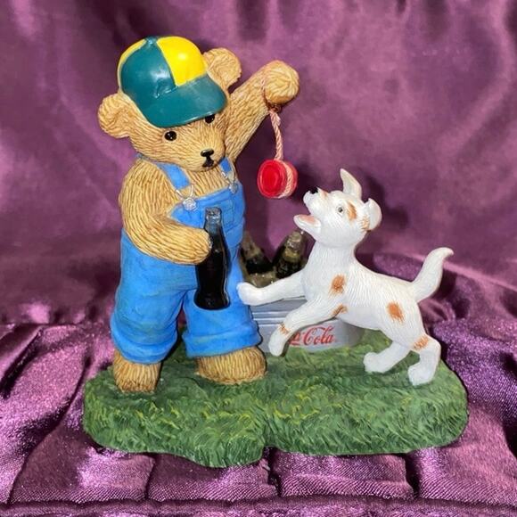 Cheerful Life of Coke Coca-Cola Memories to Cherish Bear Dog YoYo Coca Cola Ice - Picture 3 of 10